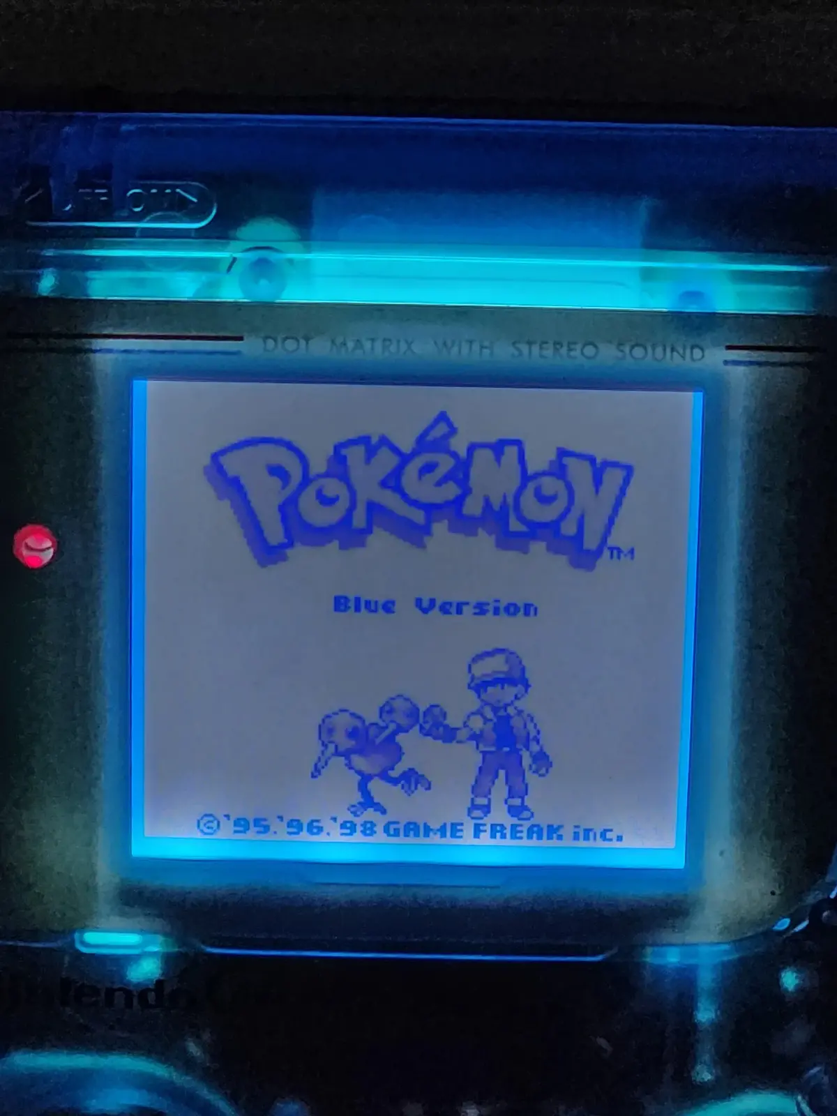 Original Gameboy - Clear Blue 1