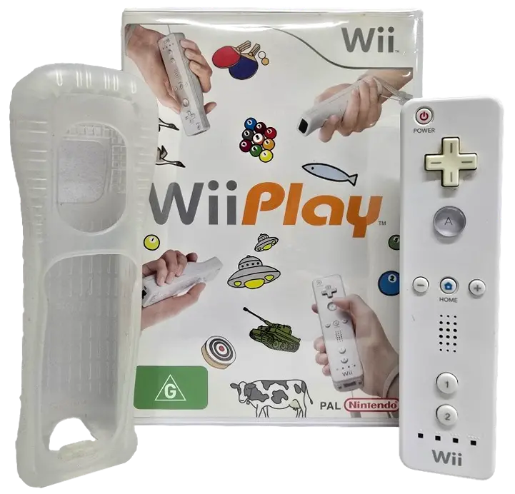 Wii Play + Wii Remote Bundle Nintendo Wii Pal *Boxed* Wii U Compatible (Pre-Owned) 1