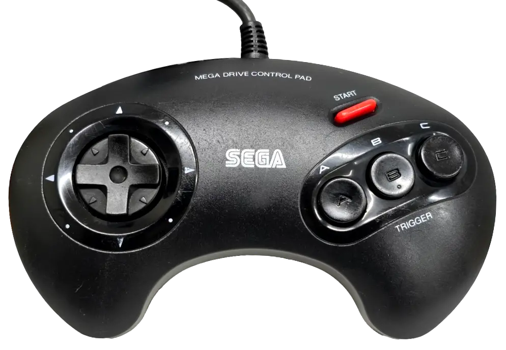 Genuine Sega Mega Drive Controller Pad Control - 1650 (Preowned) 1
