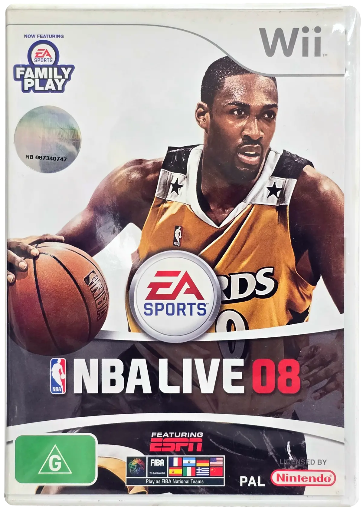 Nba Live 08 Nintendo Wii Pal *Complete* Wii U Compatible (Preowned) 1