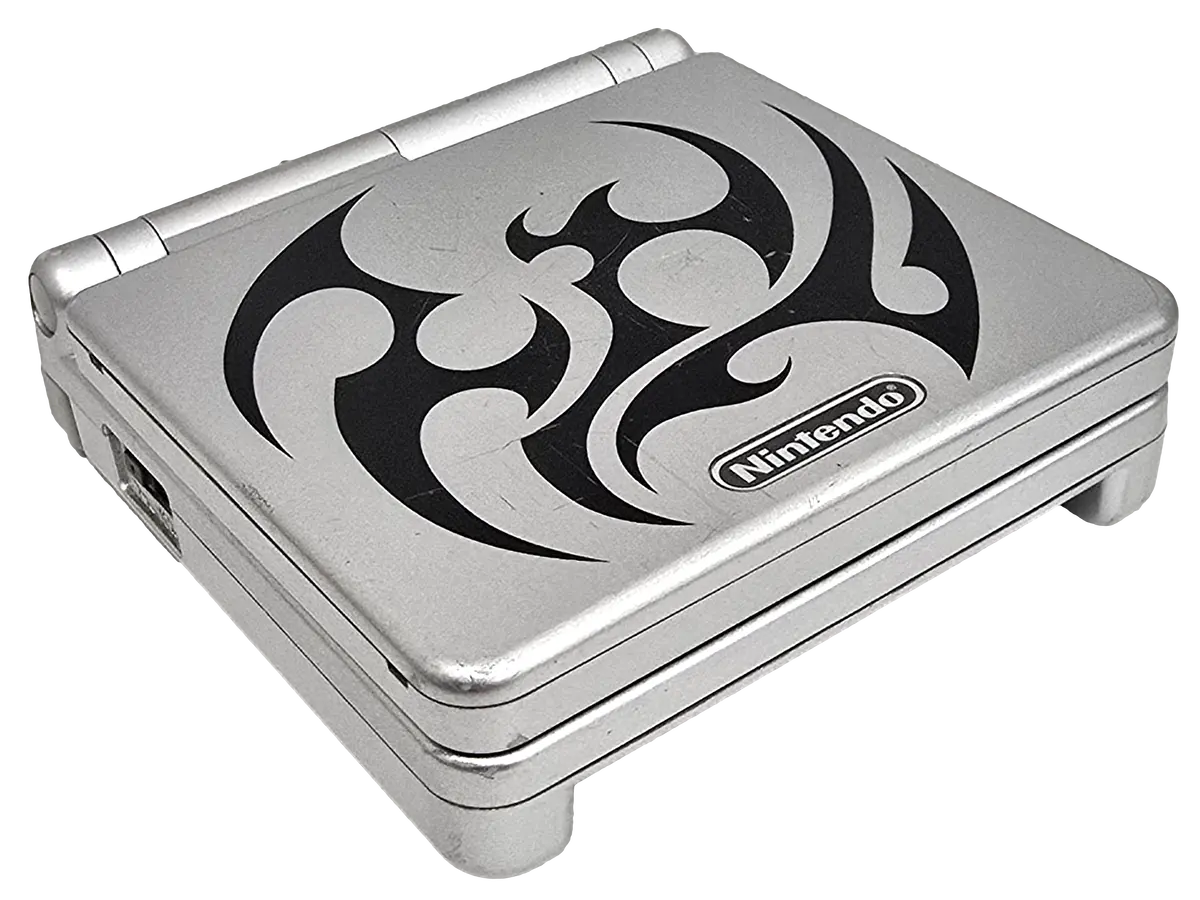 Tribal Nintendo Gameboy Advance Sp Limited Edition (Ags-001) + Usb Charger 1