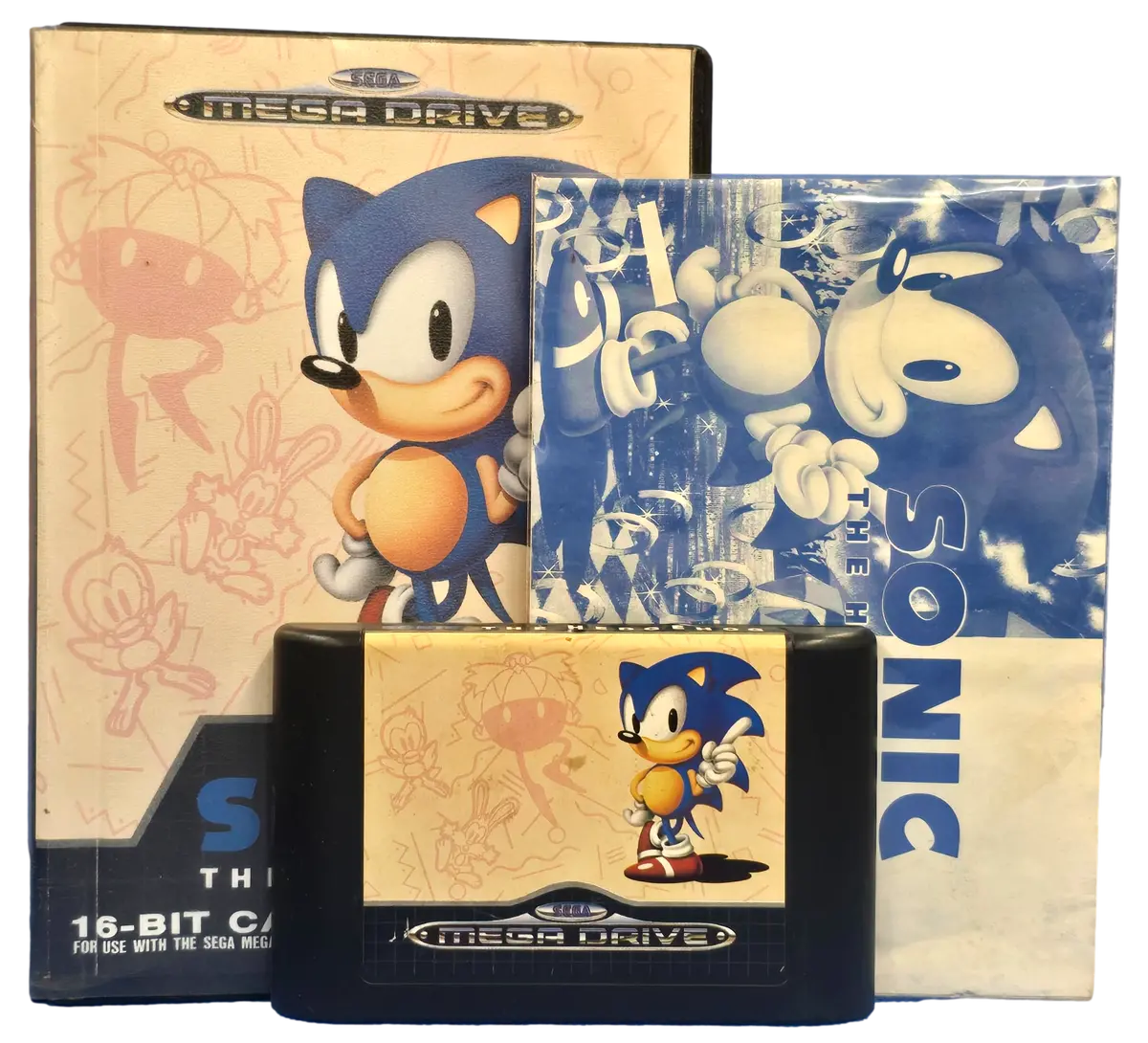 Sonic The Hedgehog Sega Mega Drive Pal *Complete* #3 (Preowned) 1