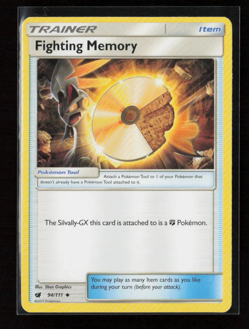 Fighting Memory Uncommon Sm - Crimson Invasion 94/111 Lp 1