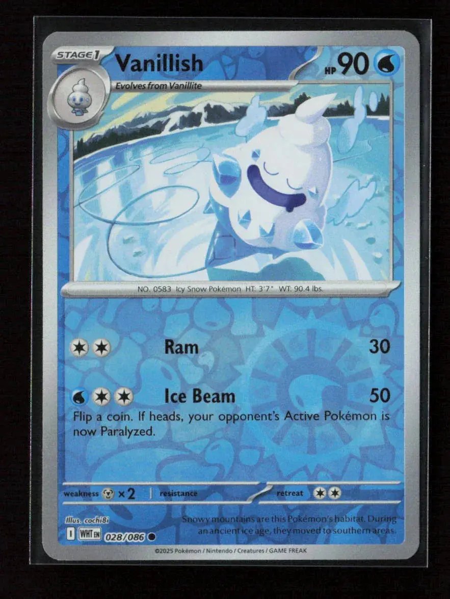 Vanillish Common Sv: White Flare 028/086 Nm 1