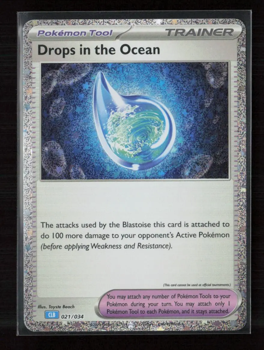 Drops In The Ocean Classic Collection Trading Card Game Classic 021/034 Nm 1