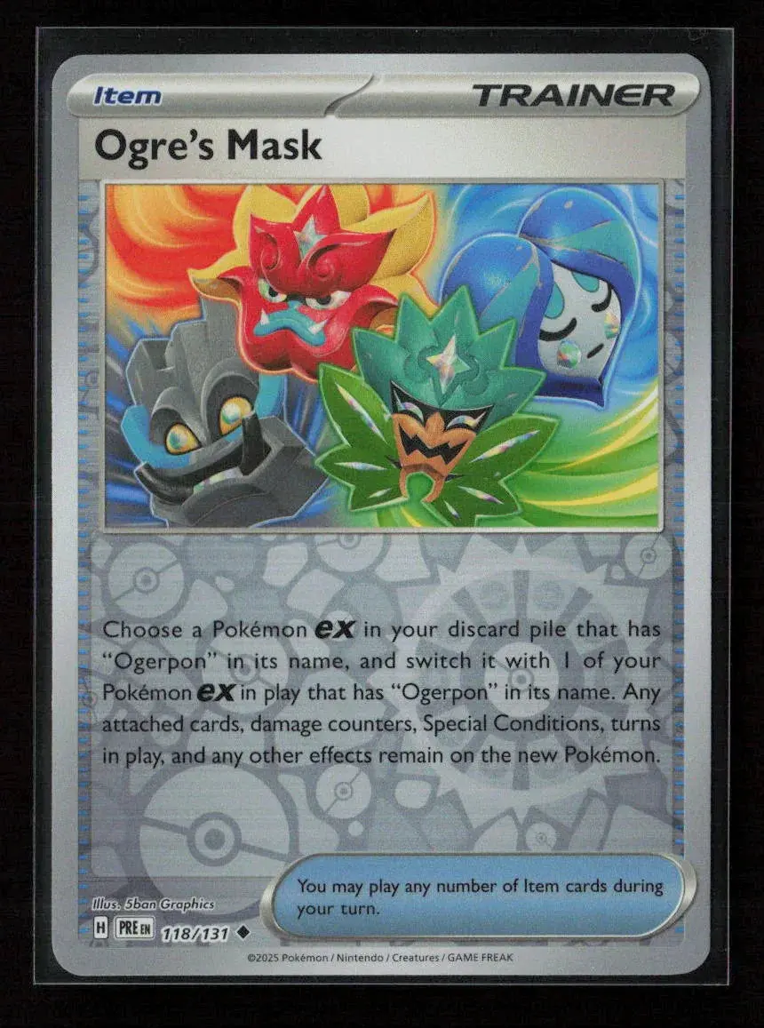 Ogre's Mask Uncommon Sv: Prismatic Evolutions 118/131 Nm 1