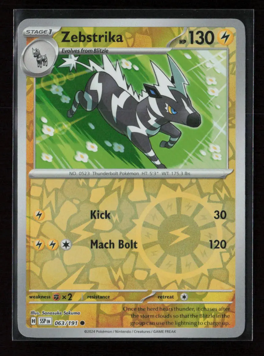 Zebstrika Common Sv08: Surging Sparks 063/191 Nm 1