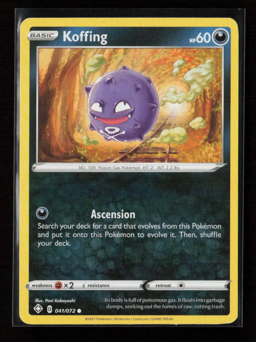 Koffing Common Shining Fates 041/072 Lp 1