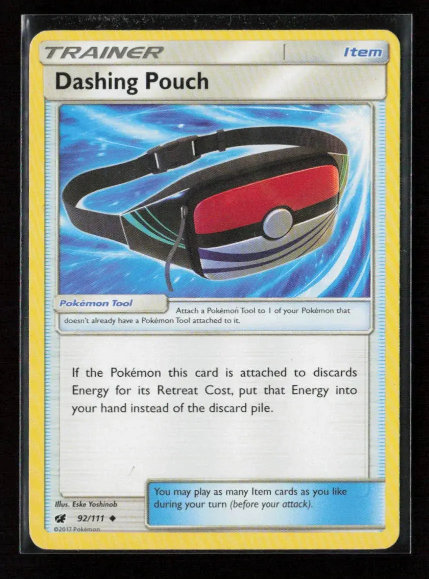 Dashing Pouch Uncommon Sm - Crimson Invasion 92/111 Lp 1