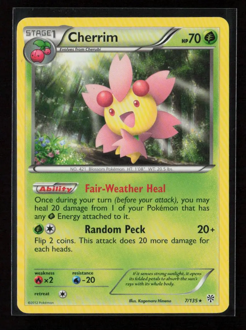 Cherrim Rare Plasma Storm 7/135 Nm 1