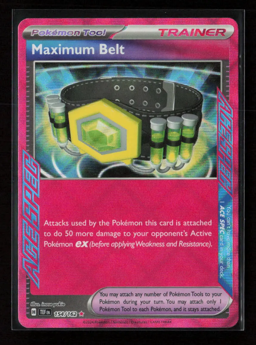Maximum Belt Ace Spec Rare Sv05: Temporal Forces 154/162 Nm 1