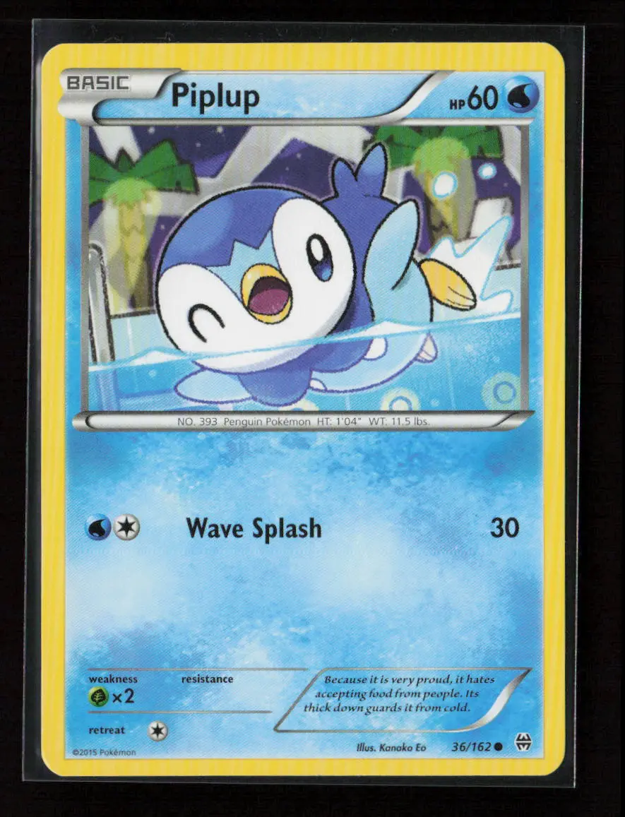 Piplup Common Xy - Breakthrough 36/162 Lp 1
