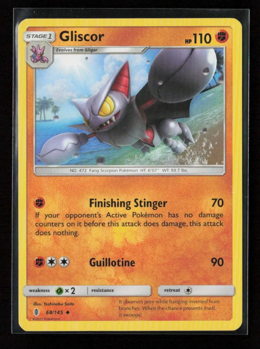 Gliscor Uncommon Sm - Guardians Rising 68/145 Nm 1