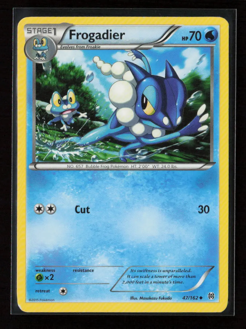 Frogadier (6) Common Xy Trainer Kit: Pikachu Libre & Suicune 6/30 Lp 1