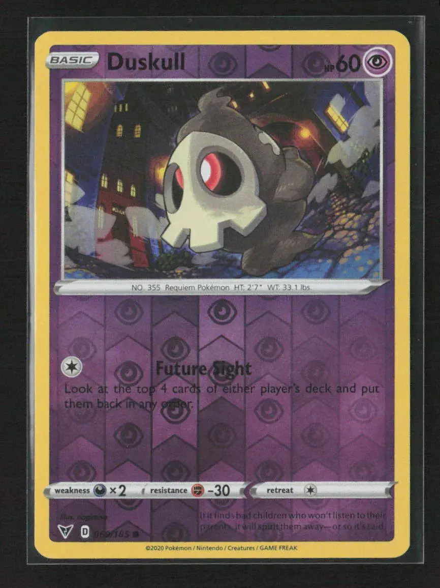 Duskull Common Swsh04: Vivid Voltage 069/185 Nm 1