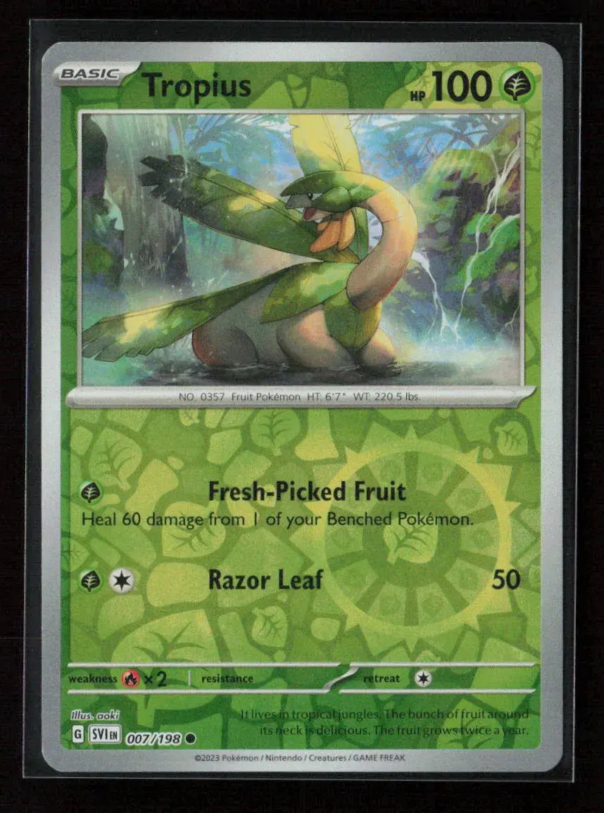 Tropius Common Sv01: Scarlet & Violet Base Set 007/198 Nm 1