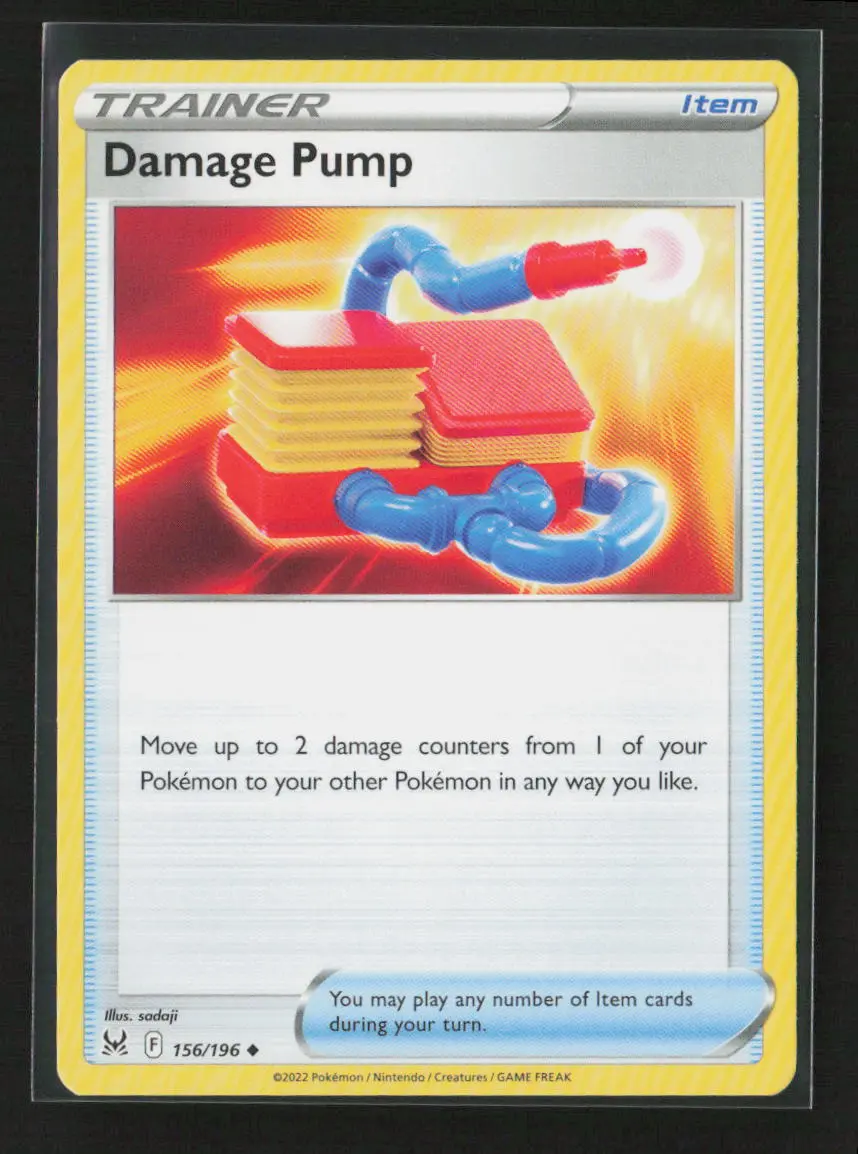 Damage Pump Uncommon Swsh11: Lost Origin 156/196 Nm 1