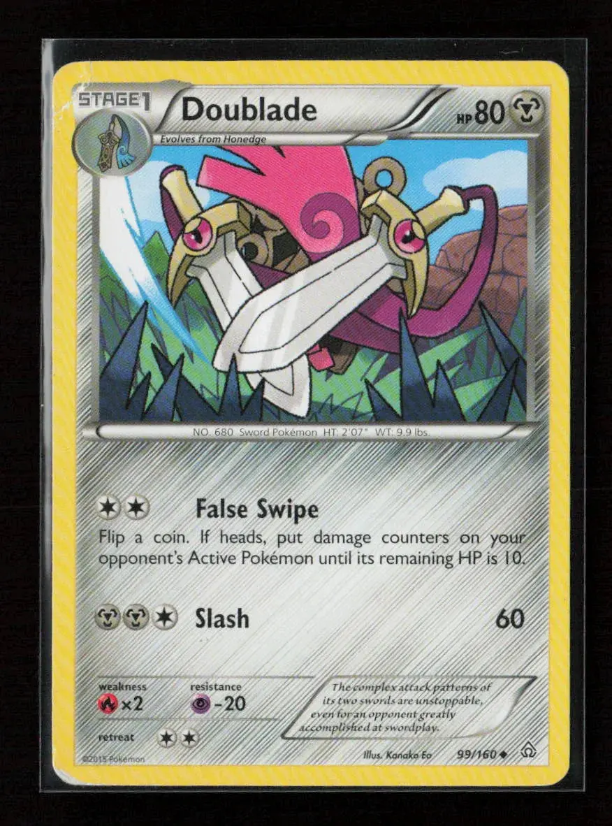 Doublade Uncommon Xy - Primal Clash 99/160 Lp 1