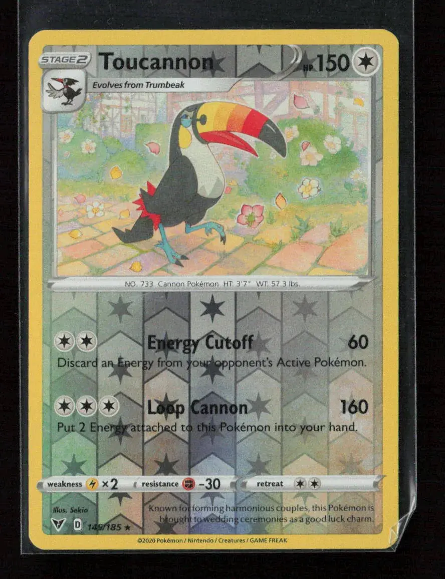 Toucannon Rare Swsh04: Vivid Voltage 145/185 Lp 1