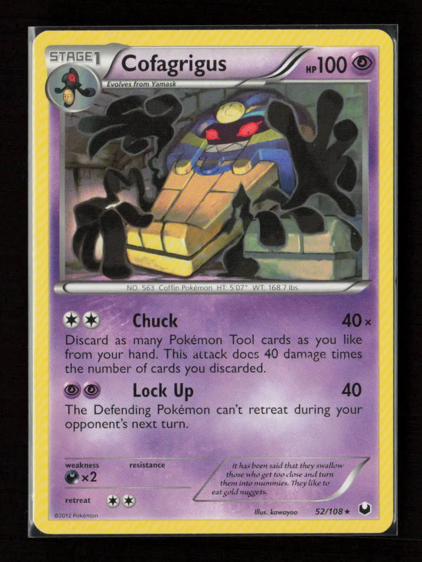Cofagrigus Rare Dark Explorers 52/108 Lp 1