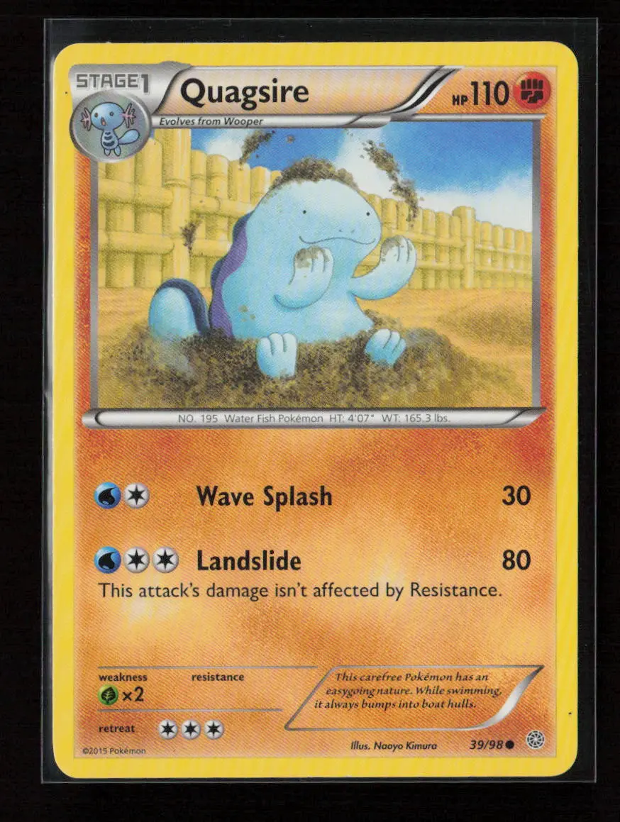 Quagsire Common Xy - Ancient Origins 39/98 Lp 1
