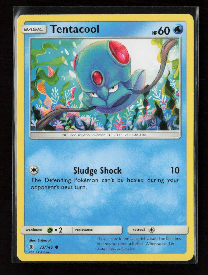 Tentacool Common Sm - Guardians Rising 23/145 Lp 1