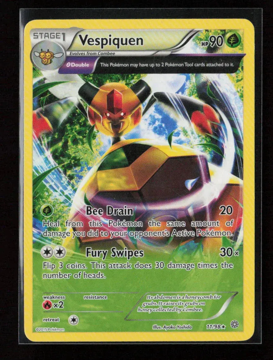 Vespiquen (11) Rare Xy - Ancient Origins 11/98 Lp 1