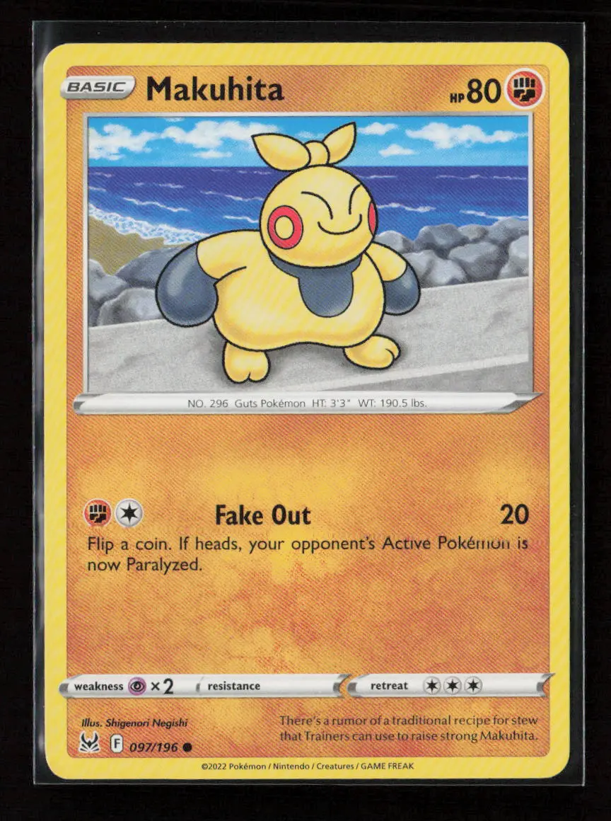 Makuhita Common Swsh11: Lost Origin 097/196 Nm 1