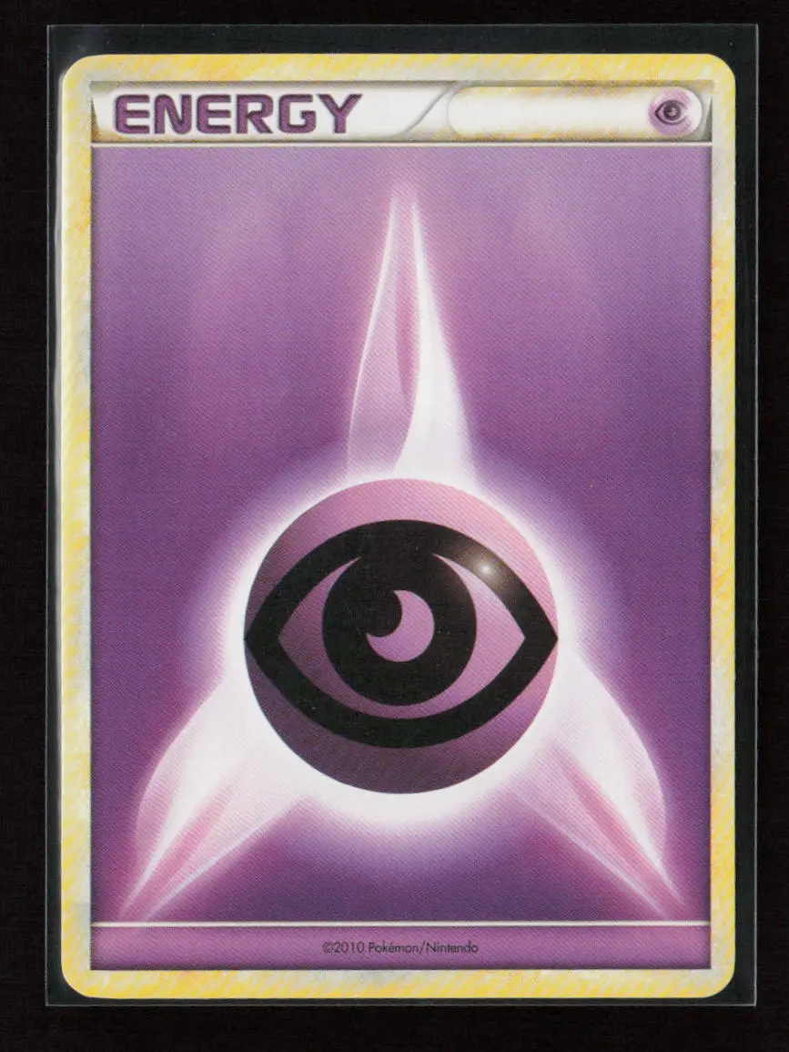 Psychic Energy (2010 Unnumbered Hgss Style Non-Holo) Promo League & Championship Cards Mp 1