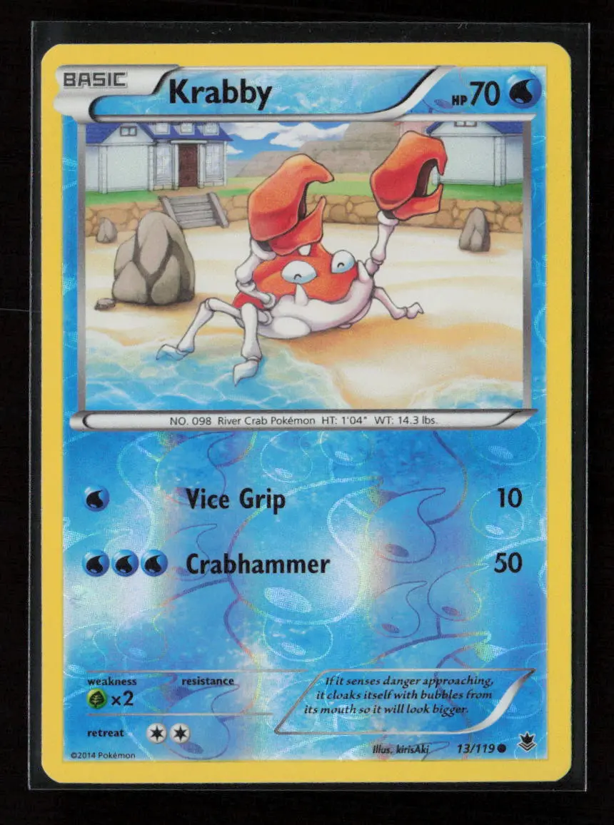 Krabby Common Xy - Phantom Forces 13/119 Lp 1