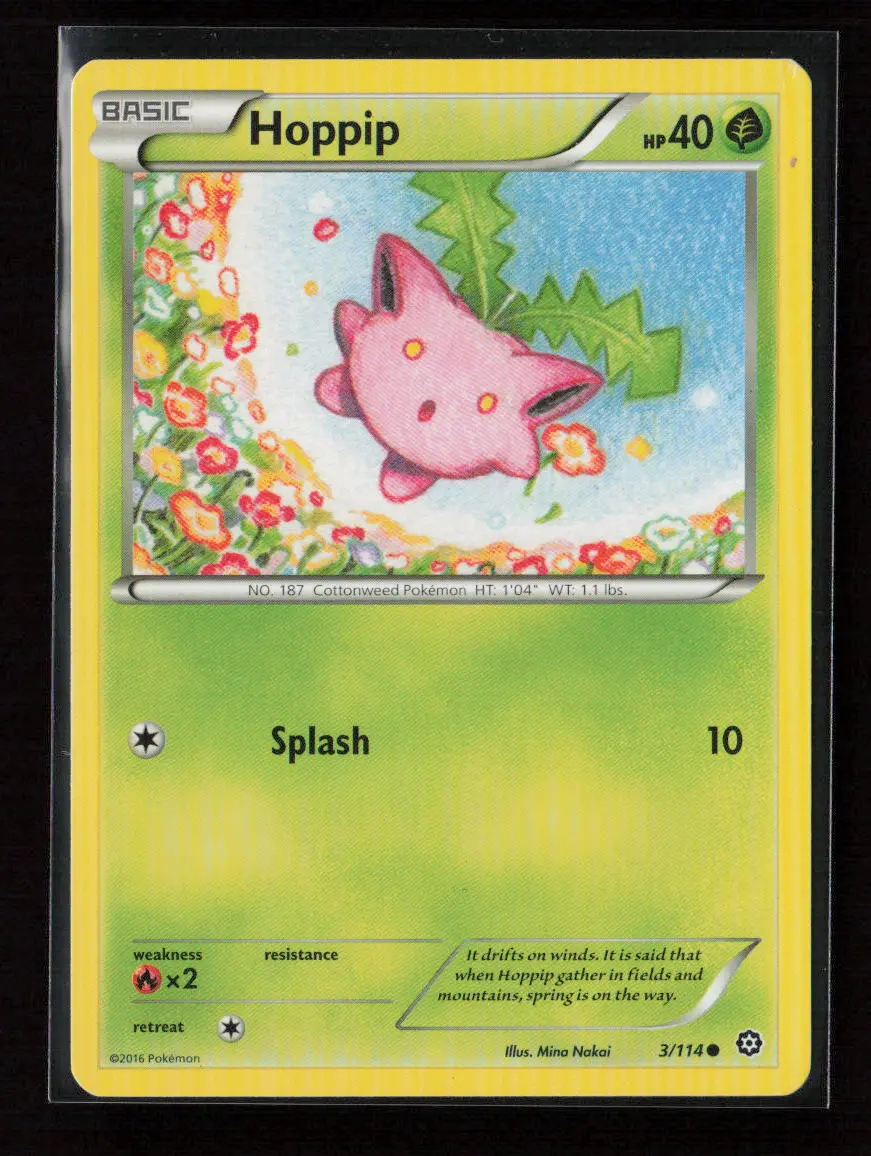 Hoppip Common Xy - Steam Siege 3/114 Mp 1