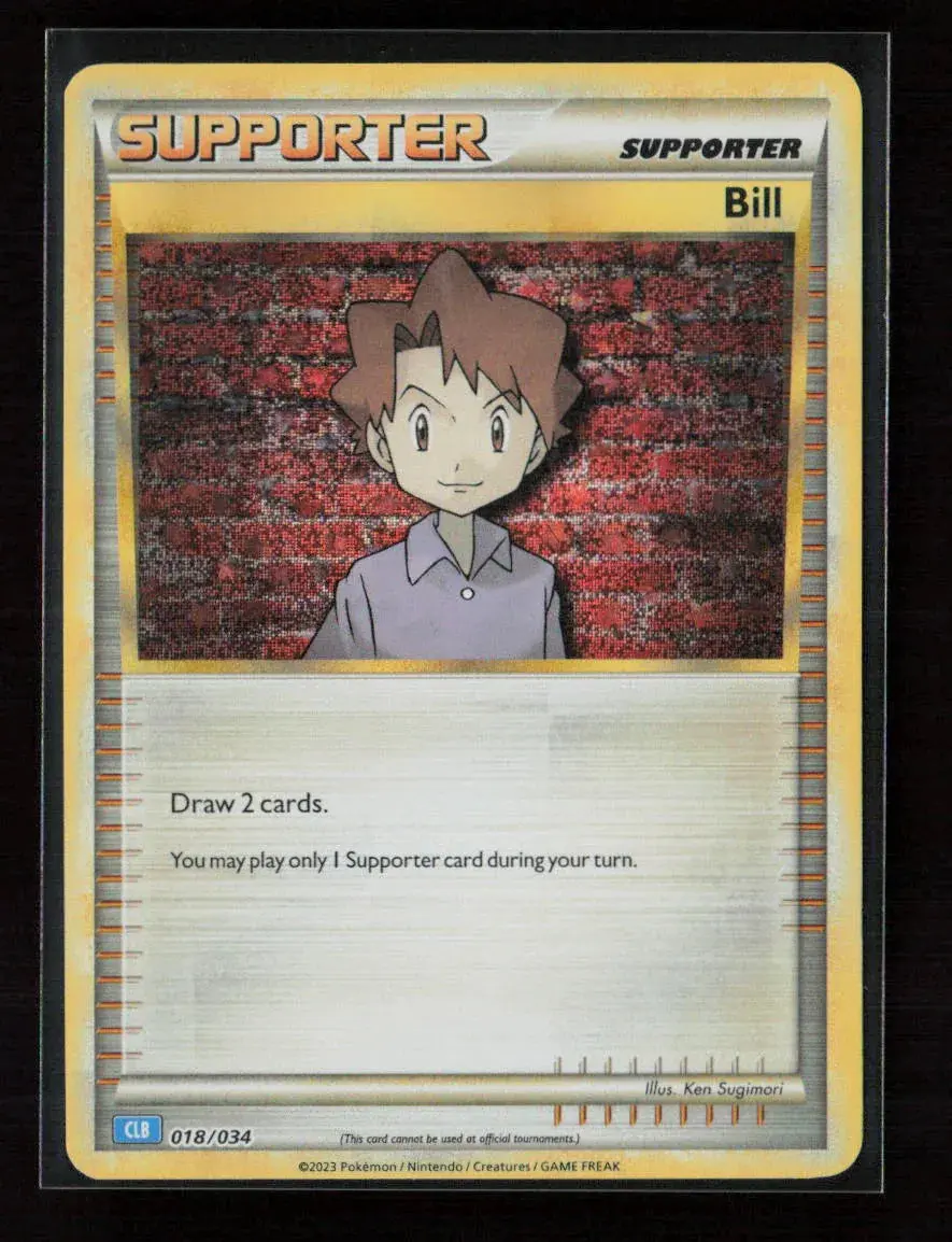Bill (Clb) Classic Collection Trading Card Game Classic 018/034 Nm 1