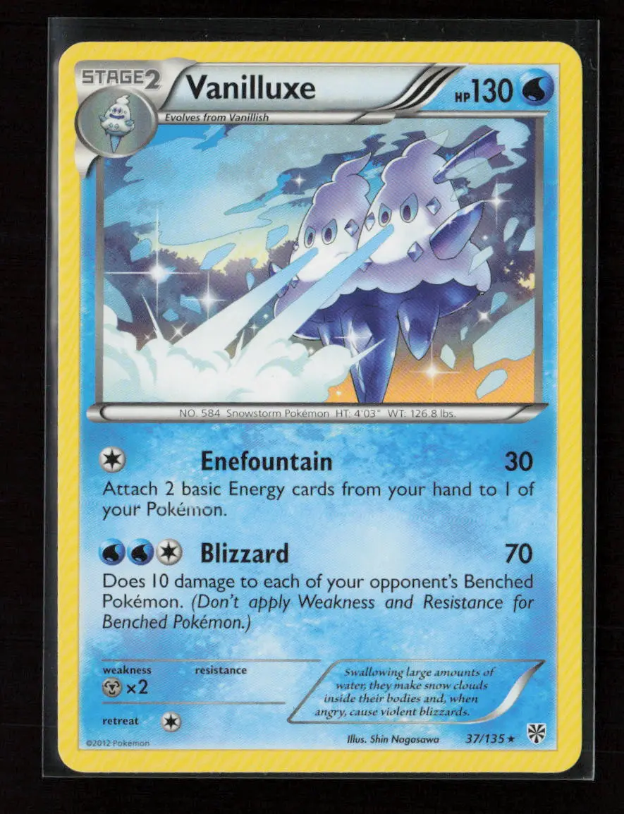 Vanilluxe Rare Plasma Storm 37/135 Lp 1