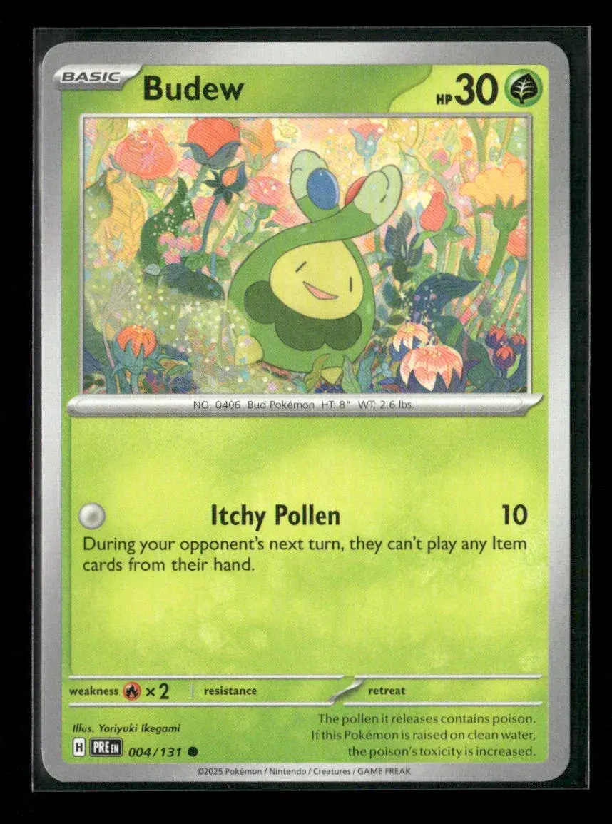 Budew Common Sv: Prismatic Evolutions 004/131 Nm 1