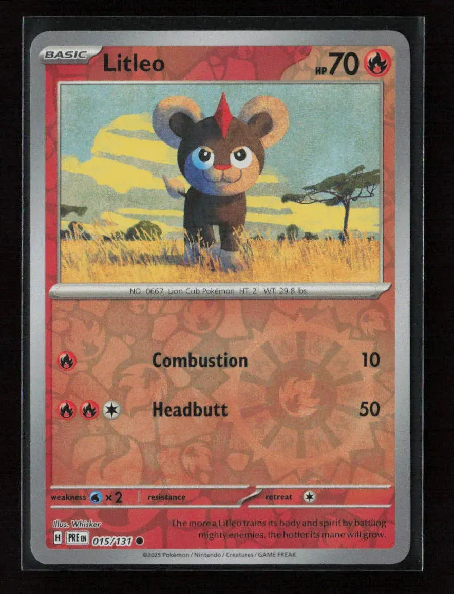 Litleo Common Sv: Prismatic Evolutions 015/131 Nm 1