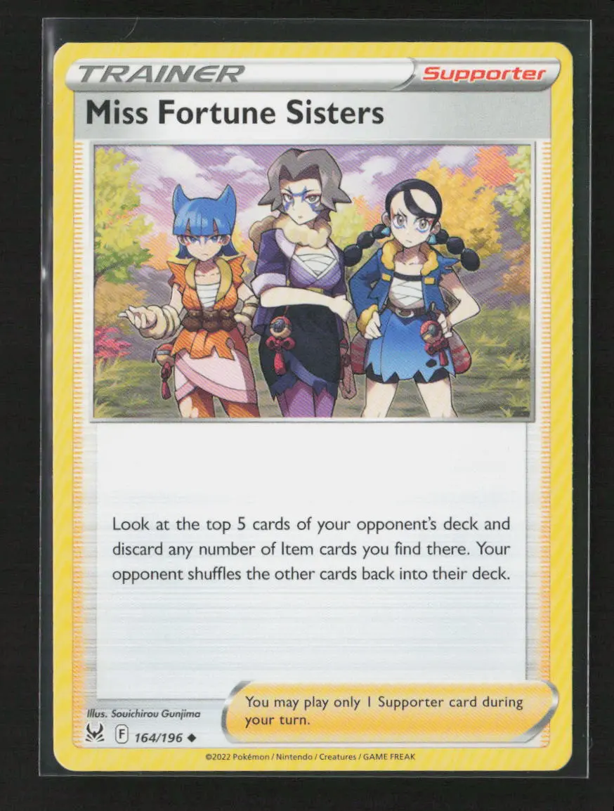 Miss Fortune Sisters Uncommon Swsh11: Lost Origin 164/196 Nm 1