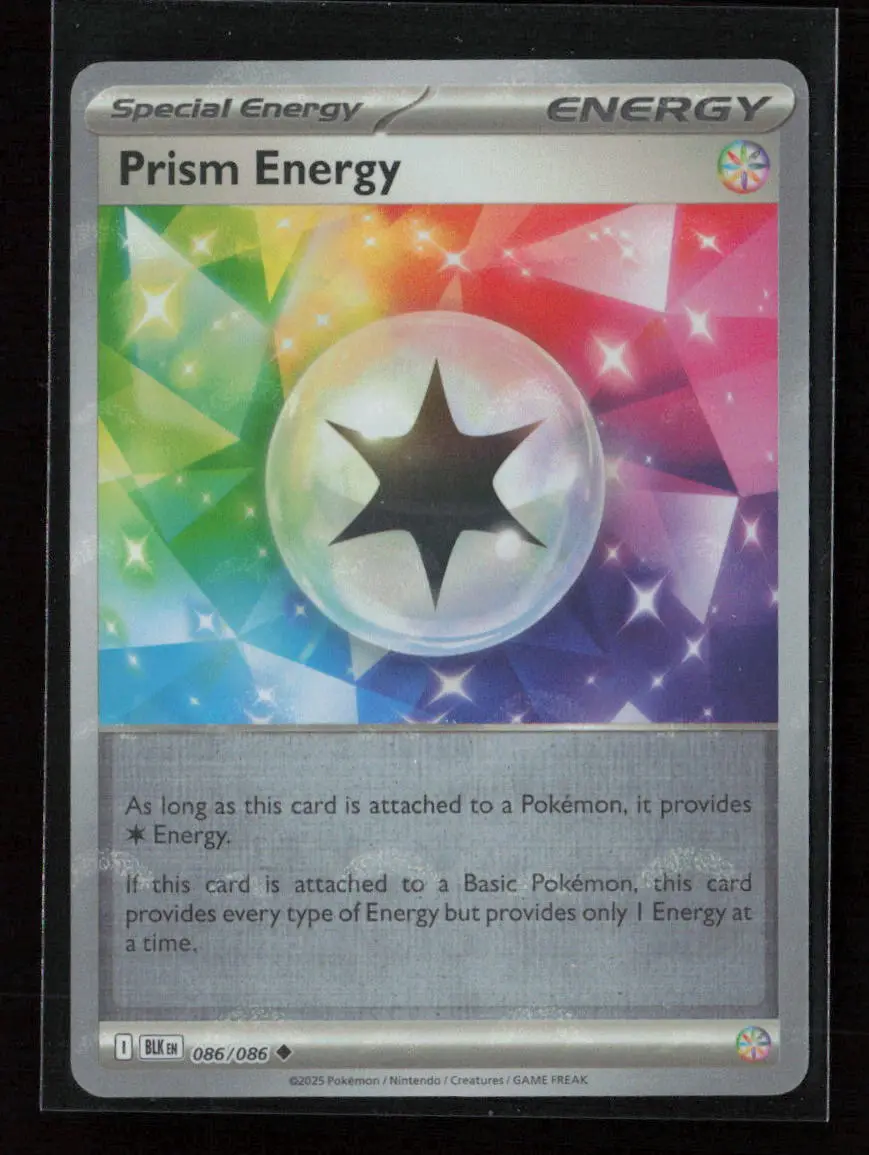 Prism Energy (Poke Ball Pattern) Uncommon Sv: Black Bolt 086/086 Nm 1