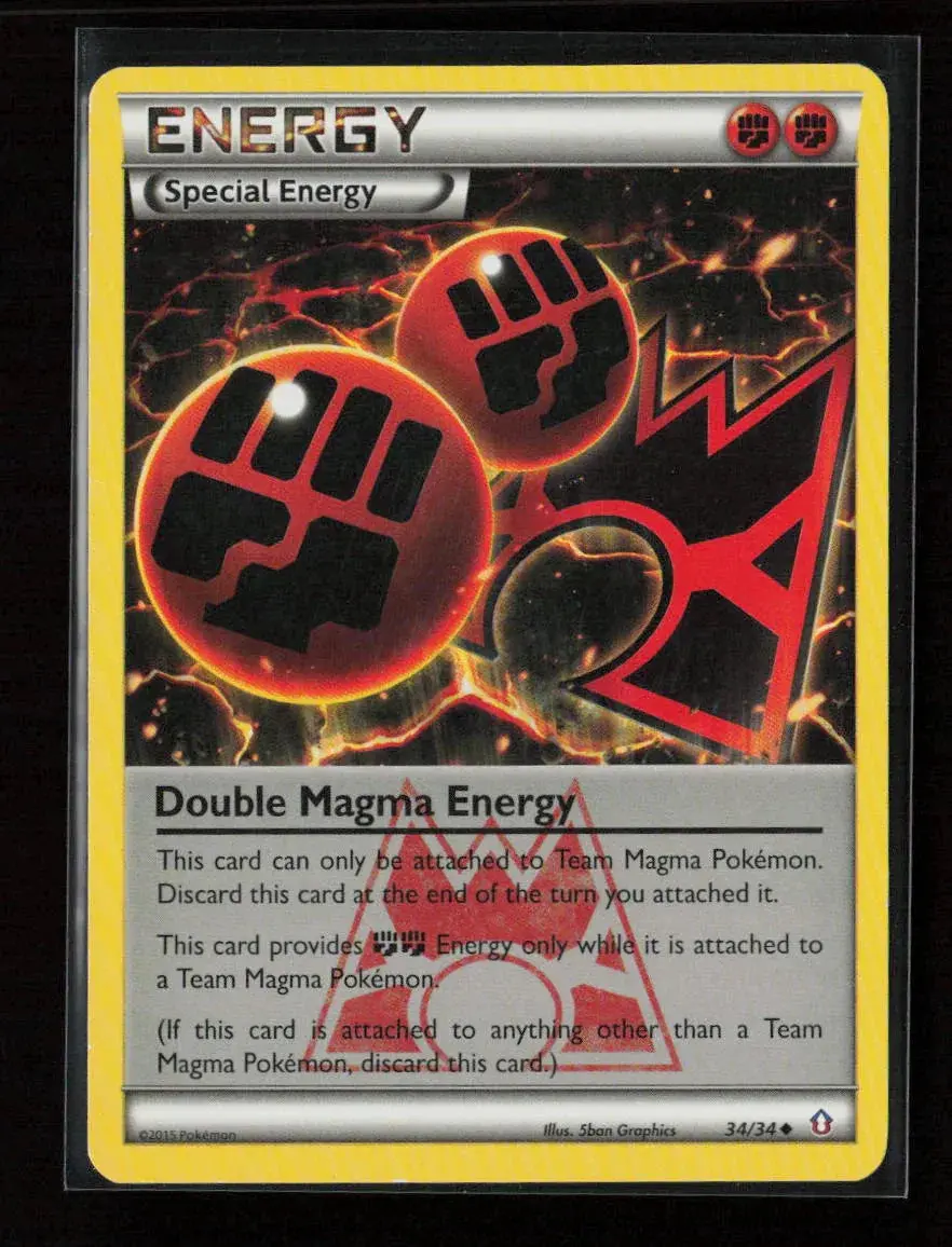 Double Magma Energy Uncommon Double Crisis 34/34 Lp 1