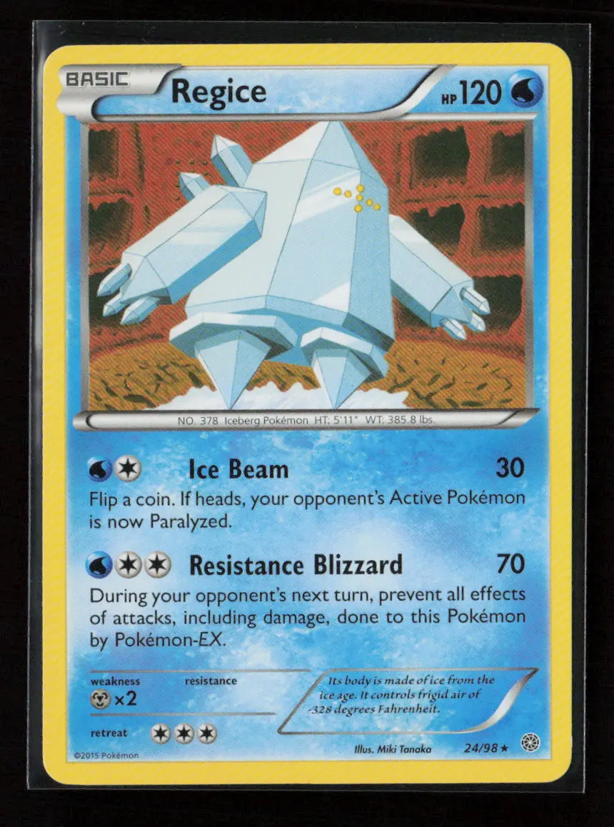 Regice Rare Xy - Ancient Origins 24/98 Lp 1