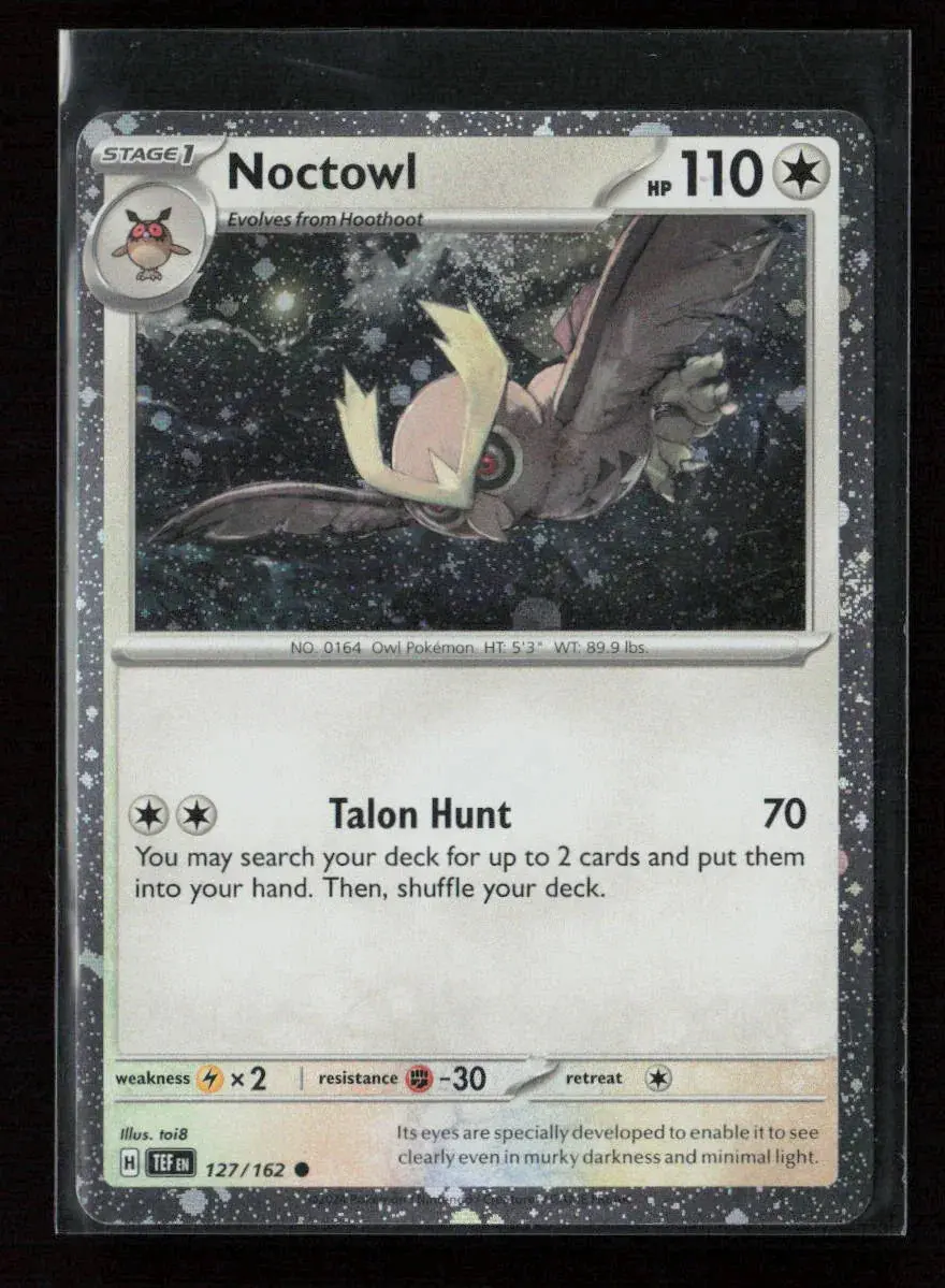 Noctowl - 127 (Cosmos Holo) Promo Sv: Scarlet & Violet Promo Cards 127/162 Nm 1