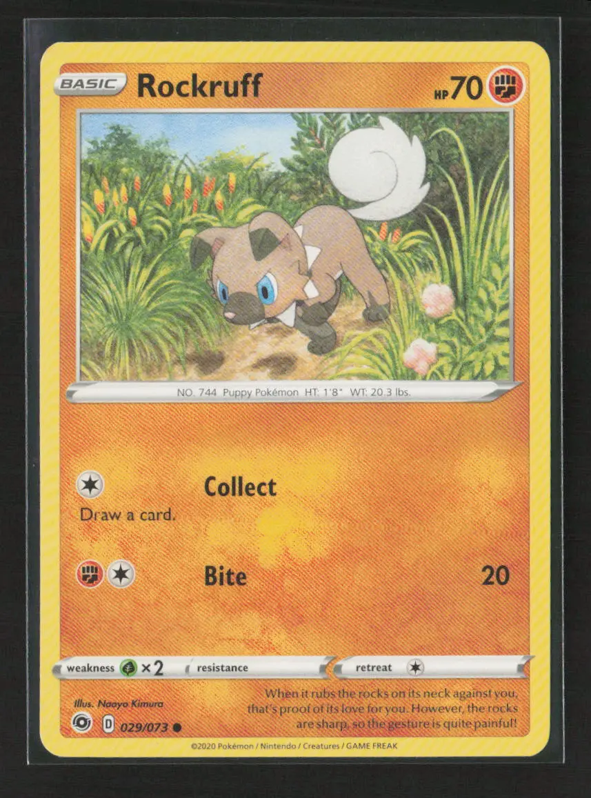 Rockruff Common Champion's Path 29/73 Lp 1