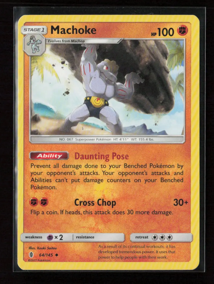 Machoke Uncommon Sm - Guardians Rising 64/145 Lp 1