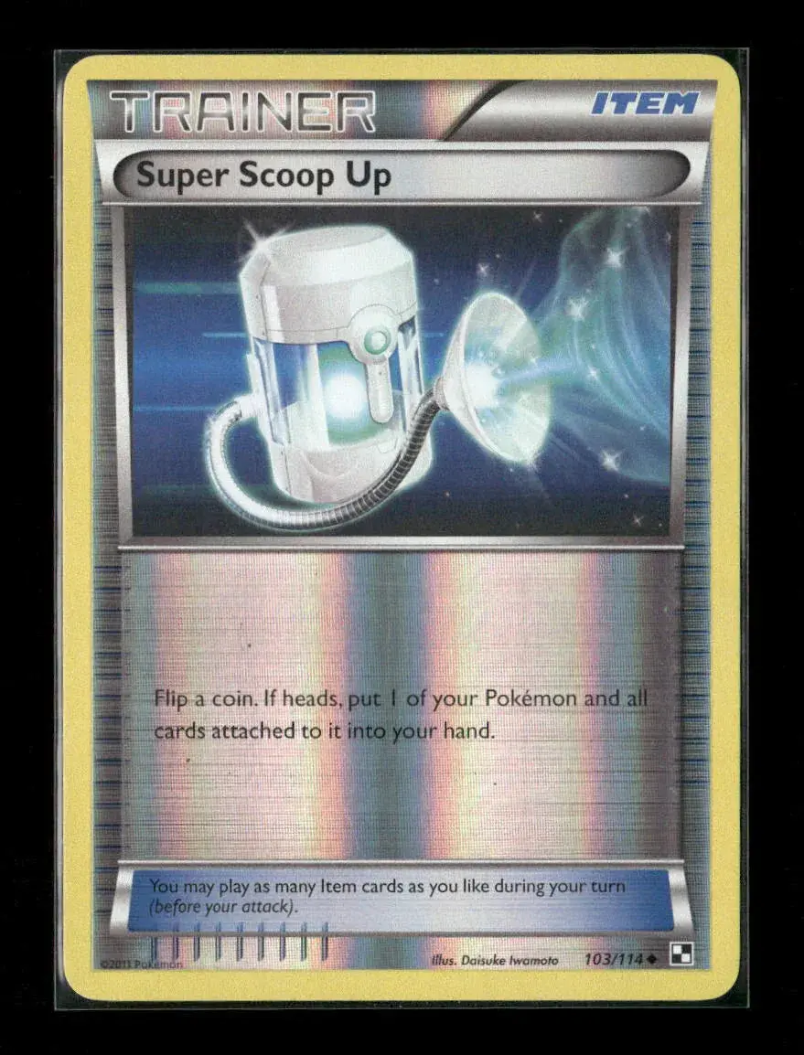Super Scoop Up Uncommon Black And White 103/114 Lp 1