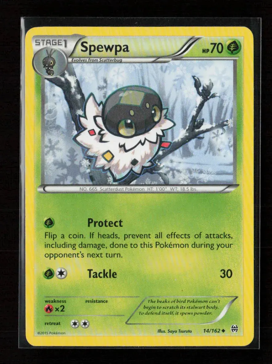 Spewpa Uncommon Xy - Breakthrough 14/162 Lp 1