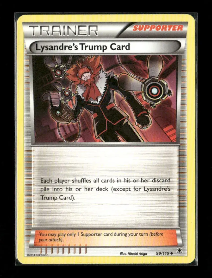 Lysandre's Trump Card Uncommon Xy - Phantom Forces 99/119 Lp 1