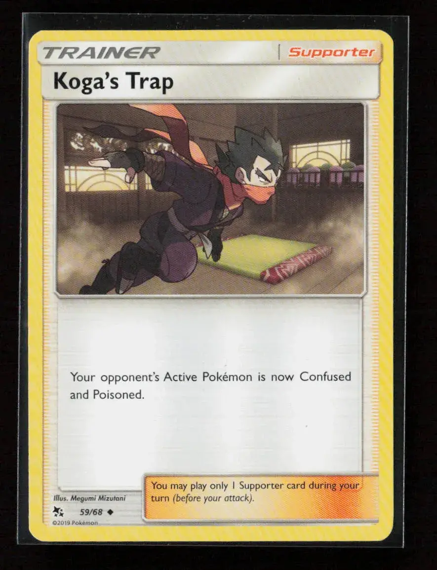 Koga's Trap Uncommon Hidden Fates 59/68 Lp 1