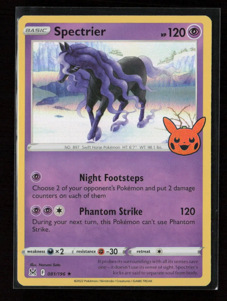Spectrier Holo Rare Trick Or Trade Booster Bundle 2023 081/196 Nm 1