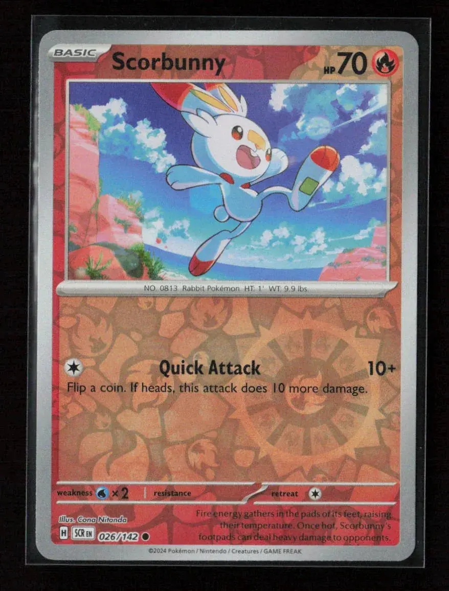 Scorbunny - Common Me: Ascended Heroes 036/217 Nm 1