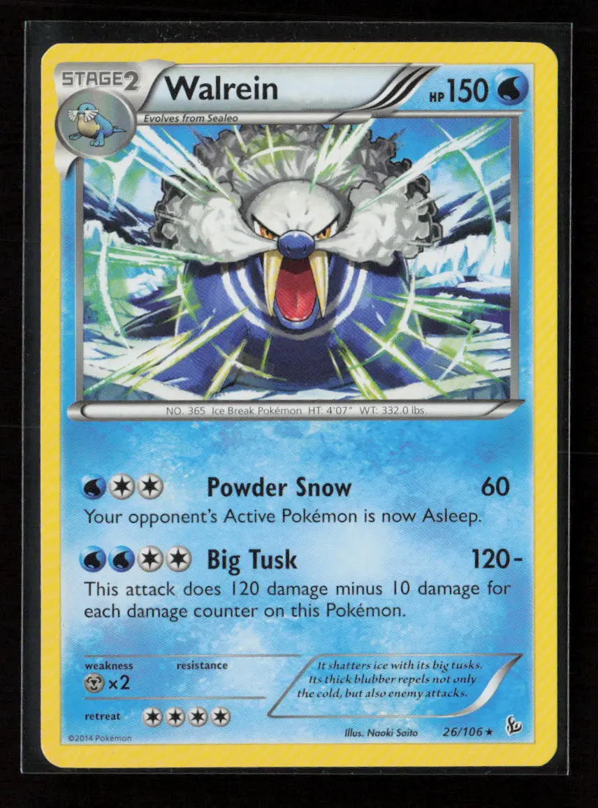 Walrein Rare Xy - Flashfire 26/106 Lp 1