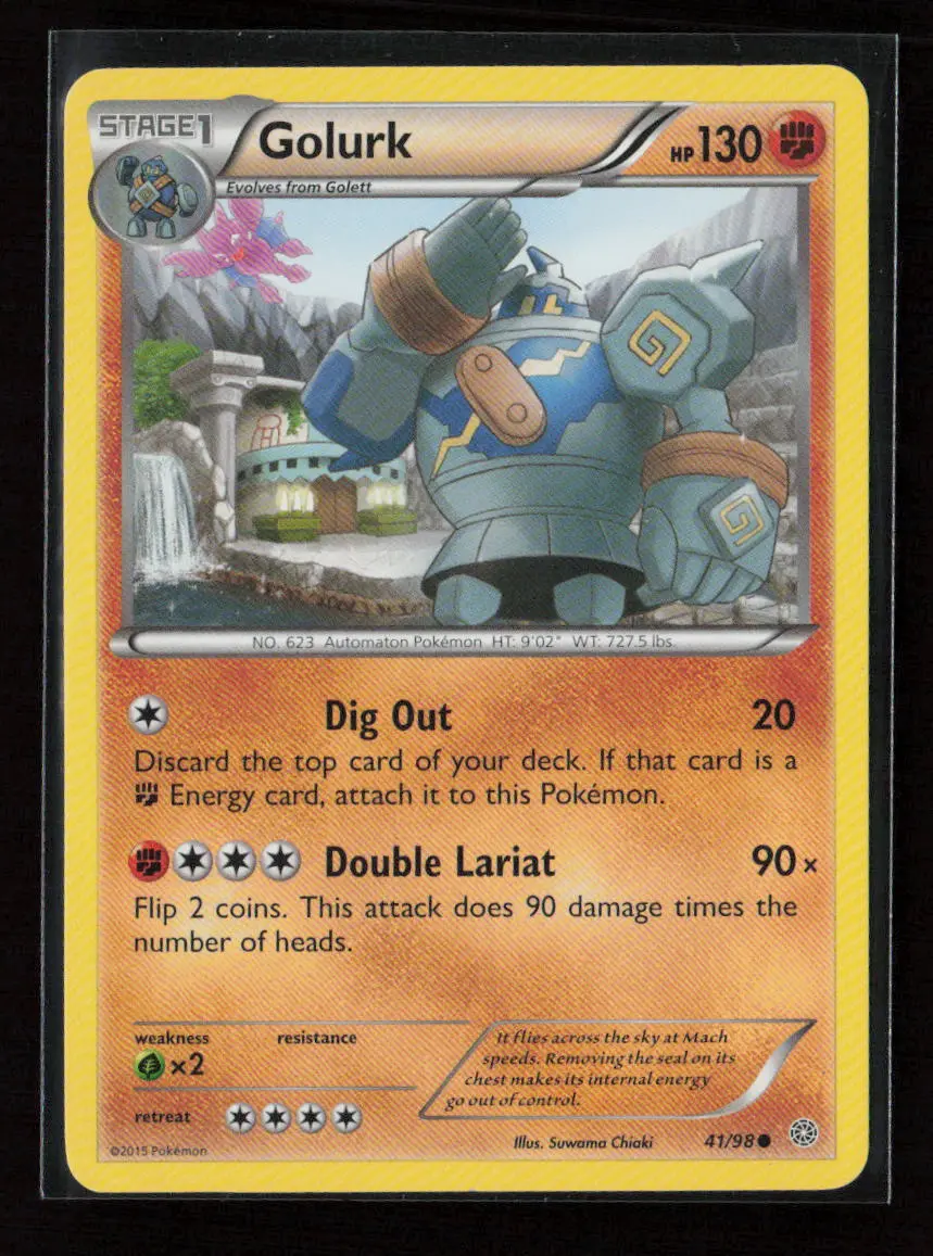 Golurk (41) Common Xy - Ancient Origins 41/98 Lp 1